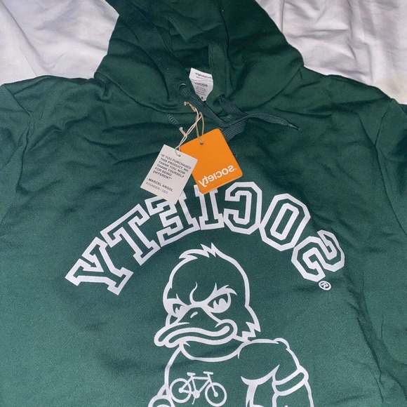Society‎ Pullover Hoodie Sweatshirt Size Medium New with Tags "Fu*k" - Picture 6 of 11